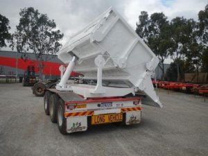 SIDE TIPPING TAG TRAILER “FOR HIRE”